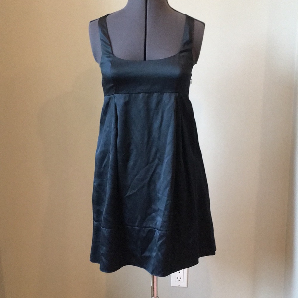 Mason by Michelle Mason black silk dress.